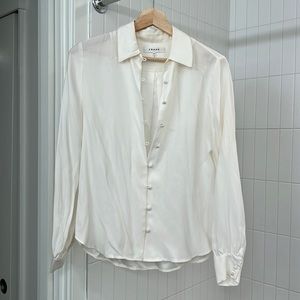 FRAME Silk button down